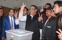 বরিশাল-১ আসনে বিপুল ভোটে নৌকা প্রতীকে আবুল হাসানাত আবদুল্লাহ বিজয়ী