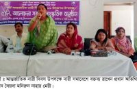 আন্তর্জাতিক নারী দিবস উপলক্ষে গৌরনদীতে নারী মেলা সমাবেশ অনুষ্ঠিত