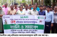 গৌরনদীতে ডেঙ্গু প্রতিরোধে সচেতনতামূলক   র‌্যালি ও সমাবেশ