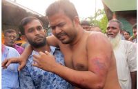 গৌরনদীতে দুই পক্ষের মধ্যে   হামলা পাল্টা হামলা আহত-৫