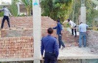উজিরপুর প্রশাসন গুড়িয়ে দিলে ছাত্রলীগ   নেতার অবৈধ স্থাপনা
