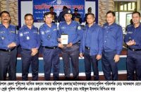 বরিশাল জেলার শ্রেষ্ঠ পুলিশ কর্মকর্তা নির্বাচিত হলেন   আগৈলঝাড়া থানা ওসি আফজাল হোসেন