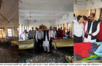 আগৈলঝাড়া উপজেলা স্বাস্থ্য কমপ্লেক্সের   ছাদ ভেঙ্গে আহত-৫