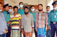 বরিশালে ডাকাত দলের তিন সদস্য গ্রেপ্তার