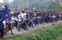 গৌরনদীতে সম্ভাব্য কাউন্সিলর প্রার্থীর পক্ষে মোটরসাইকেল শোভাযাত্রা