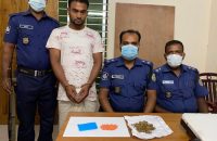 গৌরনদীতে ১০৩ পিচ ইয়াবাসহ মাদক ব্যবসায়ী গ্রেপ্তার