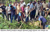 গৌরনদীতে অবৈধভাবে দখলকৃত খাল পুন উদ্ধারের জন্য ক্যাম্পিং