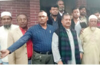 গৌরনদীতে সাংবাদিক জামাল উদ্দিনের পাসে জহিন উদ্দিন স্বপন