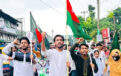 গৌরনদীর সকল কলেজ ছাত্রদলের  কমিটি ঘোষনায় আনন্দ মিছিল
