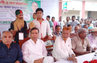 শ্বৈরাচার হাসিনার পলায়নের বর্ষপূতি উপলক্ষে আগৈলঝাড়া আকন কুদ্দুসের নেতৃত্বে বিজয় র‌্যালী