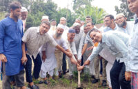 দক্ষিণ বিজয়পুরে শাহ সুফি আহমাদুল্লাহ সাহেবের বাড়ির  জামে মসজিদের নবনির্মিত ভবনের কাজের উদ্বোধন