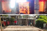 গৌরনদীতে ভাইয়ের বিরুদ্ধে দেড়শ বছরের দুর্গা মন্দির ভেঙে গুড়িয়ে দেয়ার অভিযোগ