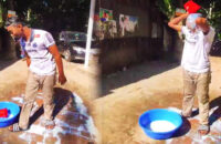 স্ত্রীর তালাক পেয়ে  দুধ দিয়ে যুবকের গোসল