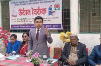 গৌরনদীতে নারী ভোটারদের অংশগ্রহণ ও গণভোট   বিষয়ে সচেতনতামূলক উঠান বৈঠক