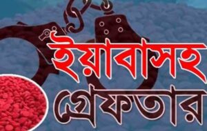 গৌরনদতে মাদক বিক্রেতা পুলিশ দেখে  ইয়াবা গিলে  অসুস্থ্য